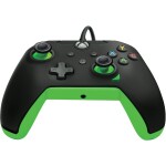 PDP Wired Controller - Neon Black zelená / Herní ovladač / drátový / USB / 2.4m / Xbox Series X/S Xbox One PC (049-012-GG)