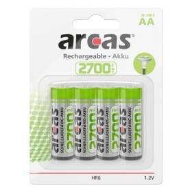 Arcas NI-MH Akku AA 2700mA (HR06) 4ks / Nabíjecí baterie (17727406)