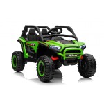 Mamido Elektrické autíčko Buggy UTV KCK 4x4 zelené 24V | 800W | 50 kg | EVA | LED | 2,4Ghz | ECO kůže