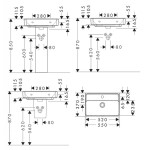 HANSGROHE - Xanuia Q Umyvadlo 55x37 cm, bez přepadu, otvor pro baterii, SmartClean, bílá 61122450