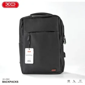 XO CB02 černá / Batoh pro notebook / do 15,6" / voděodolný / USB port (GSM177912)