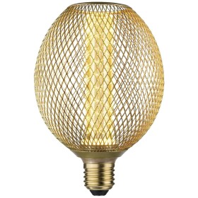 Paulmann 29089 LED E27 Kulové svítidlo se spirálou 4.2 W zlatá (Ø x v) 110 mm x 160 mm 1 ks - Paulmann P 29089 Metallic Glow Standard 230V LED Globe E27 Spiral 4,2W 1800K mosaz