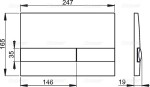 ALCADRAIN Sádromodul - předstěnový instalační systém s bílým tlačítkem M1710 + WC MEXEN LENA ČERNÁ Rimless + SEDÁTKO AM101/1120 M1710 ME01