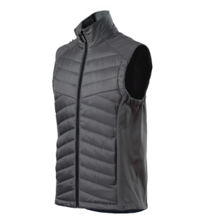 Cross hybridní vesta pánská light anthracite S