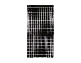 Závěsná dekorace černá čtvercová 1 m x 2 m Závěsná dekorace černá čtvercová 1 m x 2 m