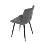 Jídelní židle, šedá, látka, HC-462 GREY2