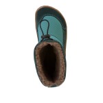 Dětské zimní barefoot sněhule UP TEX SNOW WOOL Petroleum G3160249-3 - 38