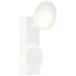 Mlight Jade 81-4080 stropní svítidlo, nástěnné světlo Energetická třída (EEK2021): F (A - G) 18 W LED bílá, šedá