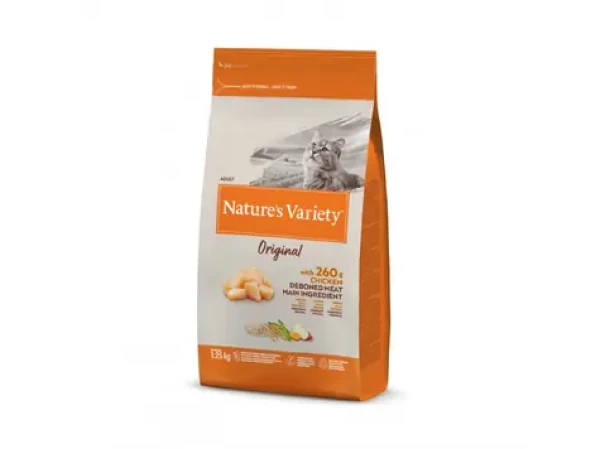 Nature´s variety original pro kočky s kuřecím 1.25kg / Granule pro kočky (8410650271699)
