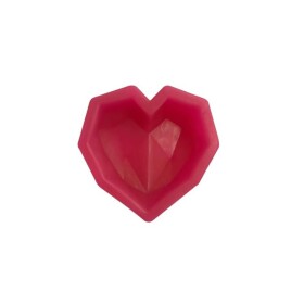 Cesil Silikonová forma Diamantové srdce 6,2 cm