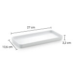 Gedy - SEVENTY miska na postavení, bílá 630622