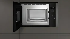 Neff HLAGD53G0 černá/šedá / Vestavná mikrovlnná trouba / gril / 900 W / 25 l (HLAGD53G0)