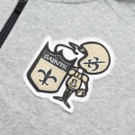 Nike Pánská bunda New Orleans Saints NFL Historic Full-Zip Fleece Hoodie Velikost: XL