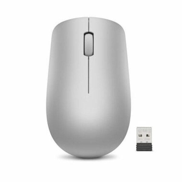 Lenovo 530 Wireless stříbrná / Bezdrátová myš / 1200 DPI / 2.4GHz USB-A dongle / 1x AA (GY51F09725)