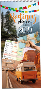 Nástěnný kalendář 2027 Aria Rodinný plánovací 2