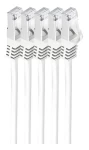 Shiverpeaks CAT7 S/FTP 0,25m bílá / Patch kabel / RJ-45 / LSZH (BS75511-0.25W-SET5)
