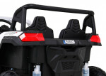 Mamido Dětské elektrické autíčko Buggy UTV Strong 24V nafukovací kola bílé