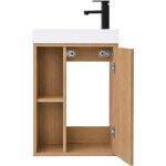 CERANO - Umyvadlová skříňka pro WC Sofia - dub medový - 49,5x62x25 CER-670744