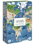 LONDJI Velké puzzle Objevuj svět - 200 pcs
