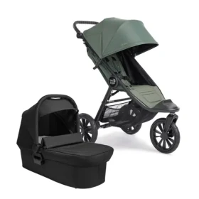 BabyJogger CITY ELITE 2 set 2v1 (kočárek+korba) BRIAR GREEN+OPULENT BLACK (BJ2151157SET)