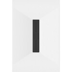 MEXEN/S - Toro obdélníková sprchová vanička SMC 140 x 70, bílá, mřížka černá 43107014-B