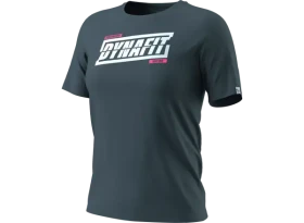 Dynafit Graphic Cotton dámské triko krátký rukáv Cinder/Tabloid vel. M
