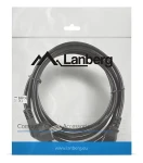 Lanberg CA-C13C-11CC-0030-BK černá / Napájecí kabel / 230V / 3 m / C13 pravoúhlý / CEE7/7 (CA-C13C-11CC-0030-BK)