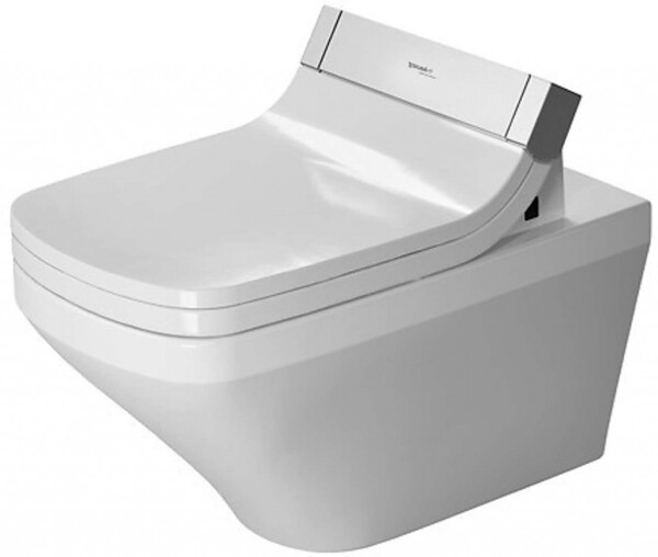 DURAVIT - DuraStyle Závěsné WC pro SensoWash, s WonderGliss, bílá 25375900001