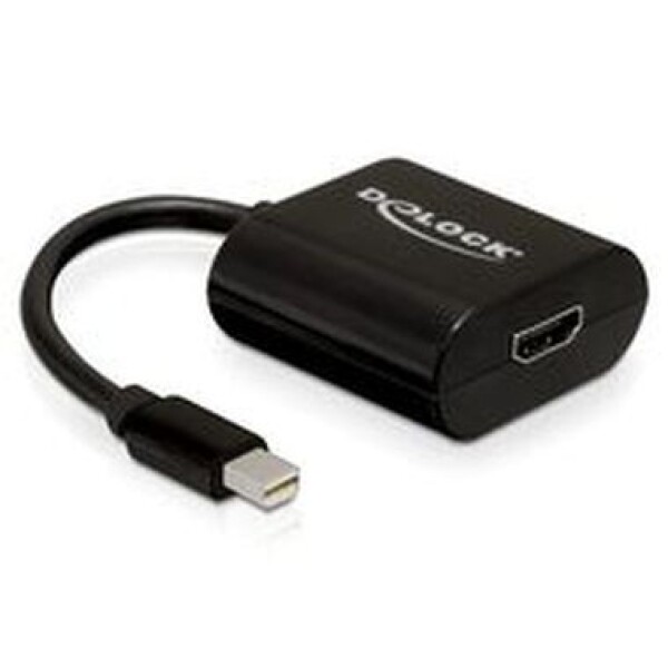 Delock adaptér DisplayPort mini (samec) na HDMI A (samice), černý (65099)