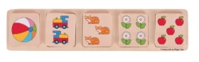 Bigjigs Toys Vkládací puzzle počítání