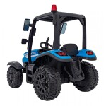 Mamido Dětský elektrický traktor BLAST s přívěsem 2x200W modrý