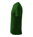 Classic tričko unisex lahvově zelená M