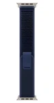 Apple Watch 49mm modrá S/M / Trailový tah řemínek / provedení z přírodního titanu (MXTT3ZM/A)