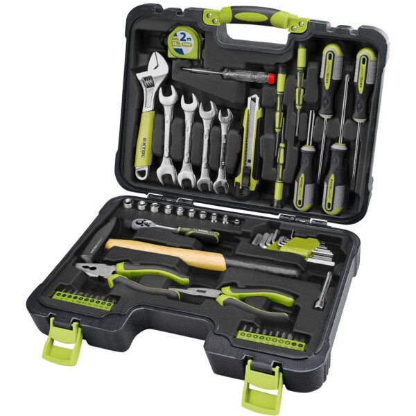 EXTOL CRAFT 6583 Sada nářadí, 59 dílů, v kufru