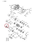 Access-Motor Ložisko vstupní hřídele do převodovky na Access Motor 250/300/400