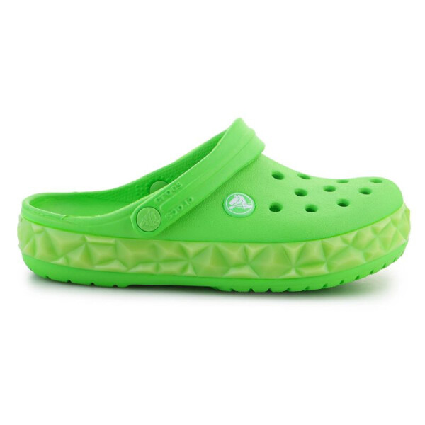 Crocs Crocs Croc Band Geometric Glow Band Clog K Jr 210132-3WA dětské žabky EU 34/35