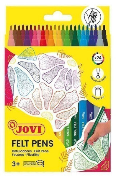 JOVI fixy, jemný hrot - 24ks