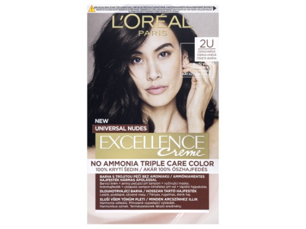 L'Oréal Paris Excellence Creme Universal Nudes permanentní barva na vlasy 2U Černohnědá