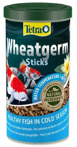 Tetra Pond Wheatgerm Sticks / Krmivo pro rybniční ryby / Pelety / Se pšeničnými klíčky / 1 l (A1-750029)