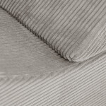 PLUSH NEST PLUSH NEST Dětská polohovatelná lenoška Prémiový béžový manšestr 145 × 35 × 45 cm