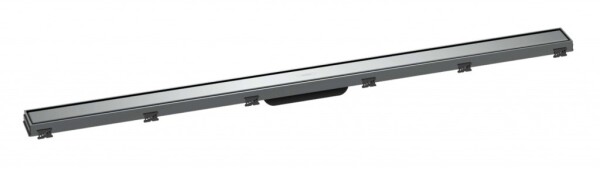 HANSGROHE - RainDrain Match Sprchový žlab s nerezovým roštem 1200, s výškově stavitelným rámem, chrom 56042000