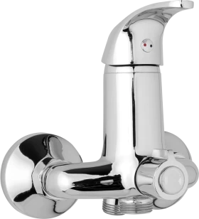 JB Sanitary Nástěnná umyvadlová a sprchová baterie SLIM, 100 mm, otočný přepínač v těle, bez ramínka A00 34 00