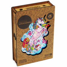 UNIDRAGON fdřevěné puzzle JEDNOROŽEC velikost S (18x24cm) - EPEE Merch – Craft Buddy