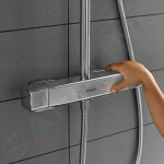 HANSGROHE - Croma Sprchový set Showerpipe s termostatem, 1jet, EcoSmart, chrom 27660000