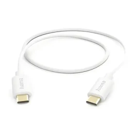 Hama USB-C bílá / Nabíjecí kabel / 1 m / 480 Mbit/s