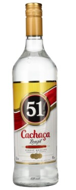 Cachaca 51 Pirassununga 40% 1 l (holá láhev)