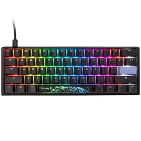 Ducky One 3 Classic Mini Cherry MX-Blue černá / herní klávesnice / podsvícená / mechanická / drátová USB-C / US (DKON2161ST-CUSPDCLAWSC1)