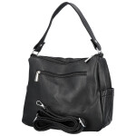 Stylová dámská koženková kabelka na rameno Irenea, černá