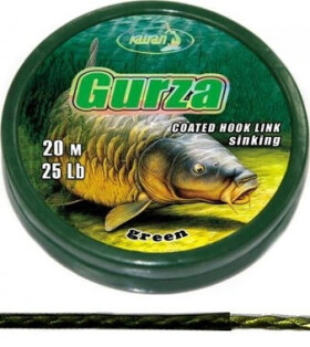 Katran Šňůrka Coated Braided Hook Link Gurza 20m 15lb 6,8kg (182723)