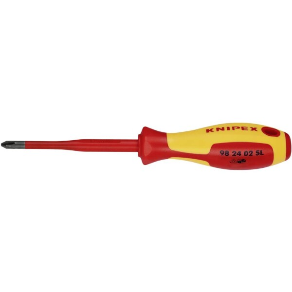 Knipex Phillips® 98 24 02 SL VDE křížový šroubovák PH 2 Délka dříku: 100 mm